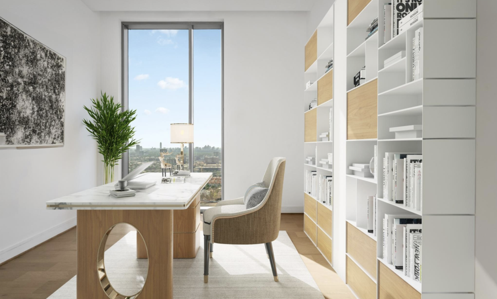 A study at No. 3401 at 1711 Allen Parkway in The Residences at the Allen